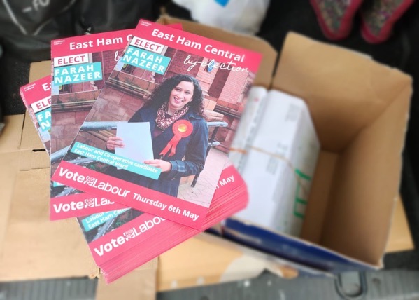Farah Nazeer election leaflets
