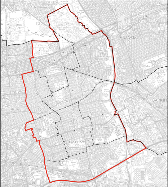 Proposed East Ham constituency